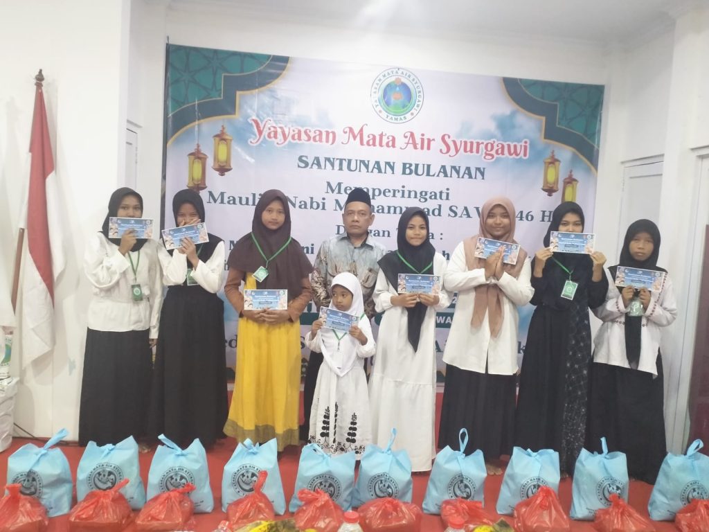 Peringatan Nabi Muhammad SAW dan Santunan Bulanan Anak Yatim Dhuafa